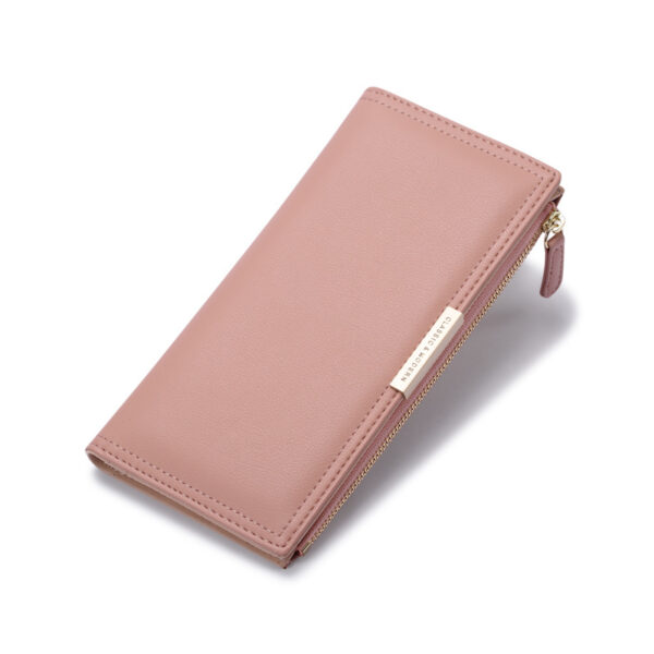 Geldbörsen Und Taschen Mode Einfarbig PU Geldbörse Universal #3971