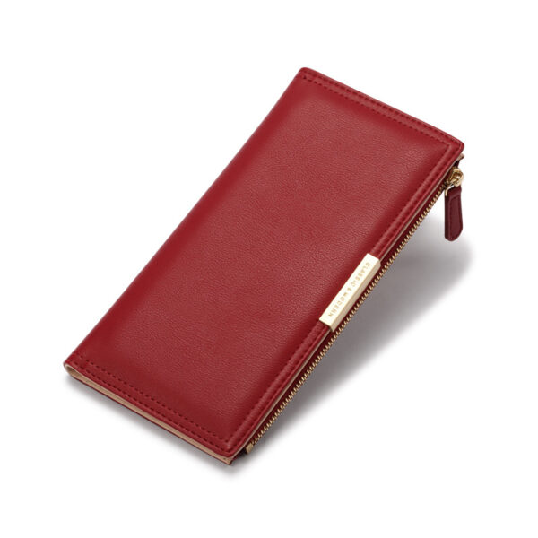 Geldbörsen Und Taschen Mode Einfarbig PU Geldbörse Universal #3971 – Bild 2