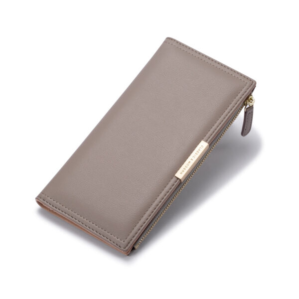Geldbörsen Und Taschen Mode Einfarbig PU Geldbörse Universal #3971 – Bild 3