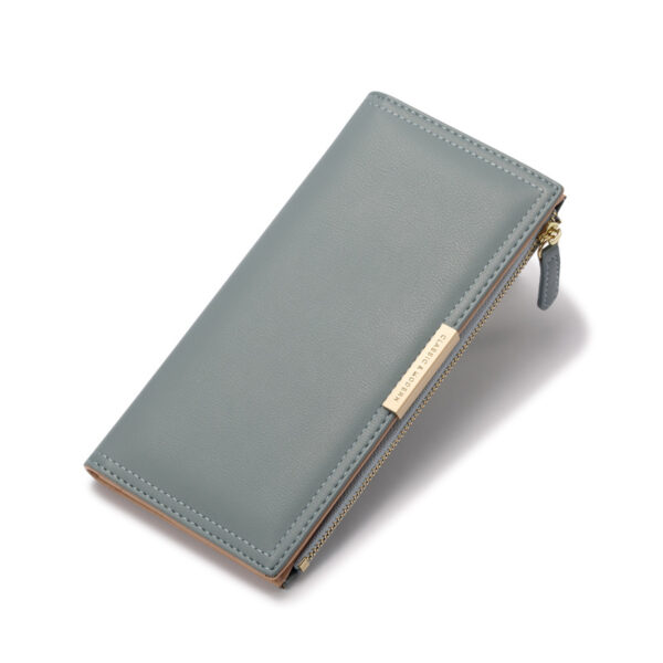 Geldbörsen Und Taschen Mode Einfarbig PU Geldbörse Universal #3971 – Bild 4